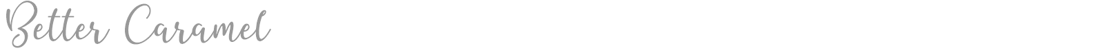 Better Caramel font preview